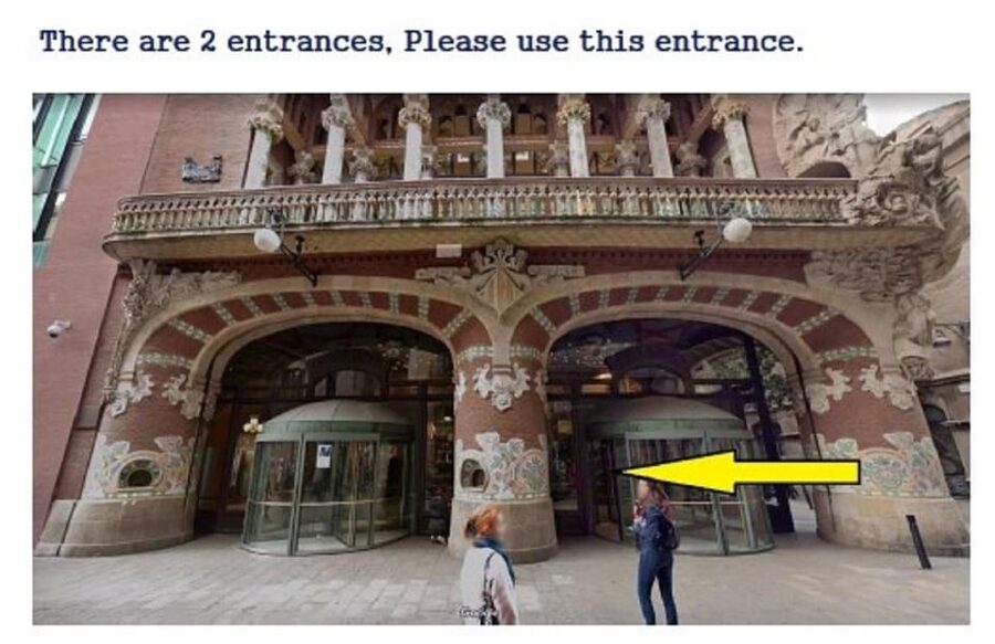 Barcelona: Guitar Trio & Dance @ Palau de la Música - Choosing between the floor and the balcony