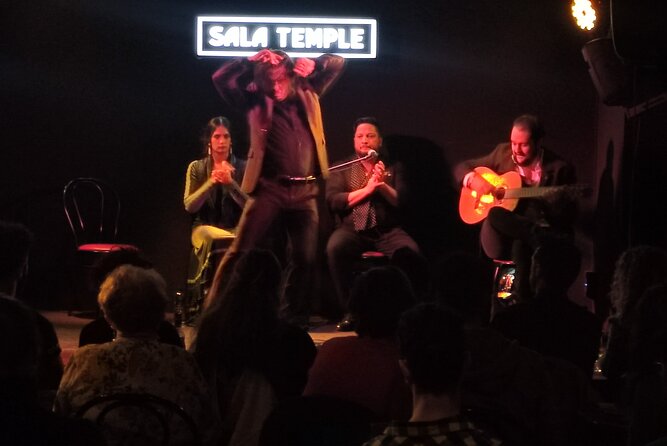 Entrance to the Flamenco Temple Room in Madrid with Tapas Option - A fair look at the performance quality