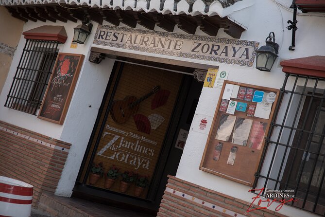 Flamenco Show Ticket at tablao Jardines de Zoraya Granada - Food, drinks, and the garden setting