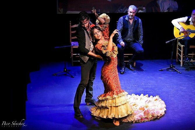 Flamenco Show Tickets to the Triana Flamenco Theater - A theater setting with a few seating tradeoffs