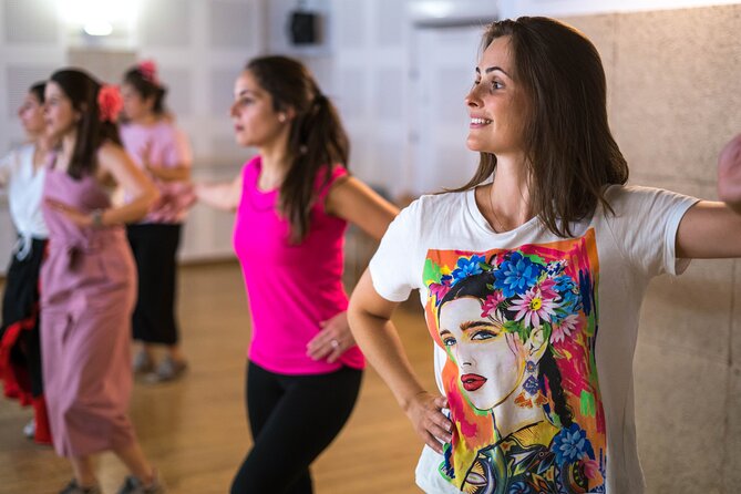 Learn Rumbas or Sevillanas in 90 minutes - Gift Flower - Location, timing, and the important address warning
