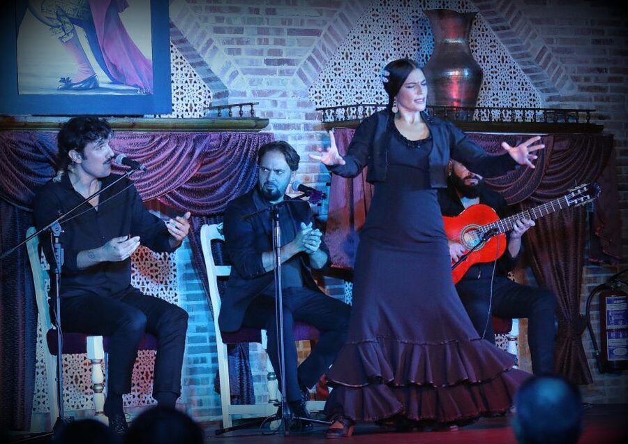 Madrid: Los Porches Flamenco Show with Tapas and Wine Ticket - The food and wine: keep your expectations modest