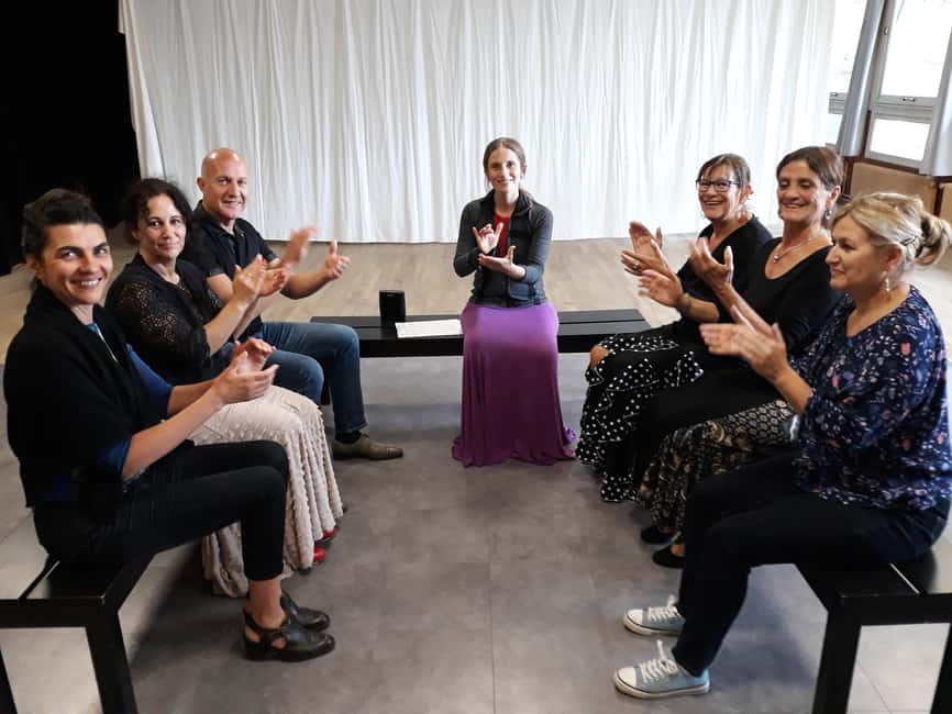 Seville: Flamenco Hand Clapping Workshop with Dancer - Meeting Eva, your flamenco instructor