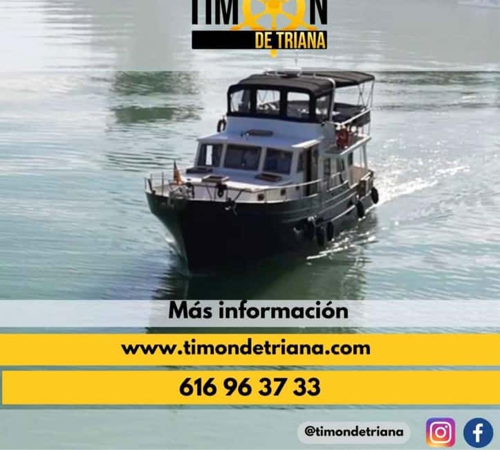 Seville: Flamenco life music Yacht Cruise, Tapas & Drinks - What the two-hour cruise is really like
