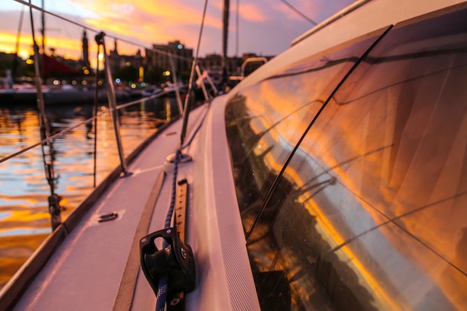 Sunset Sailing Experience w/ Live Spanish Guitar & Spanish Tapas - Calm water, lively water, and an important safety note
