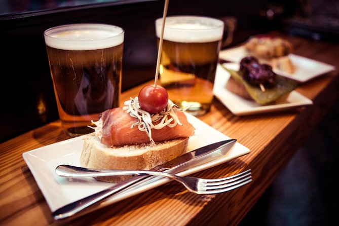 Tapas and Flamenco Show Small Group Tour in Barcelona - El Born’s ham shop and Catalan specialties